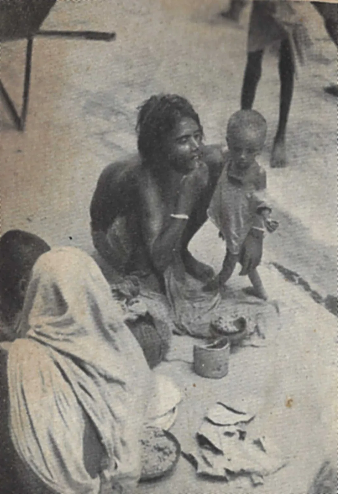 Destitute mother and child during the Bengal famine, Calcutta, 1943 Destitute mother and child during the Bengal famine, Calcutta, 1943