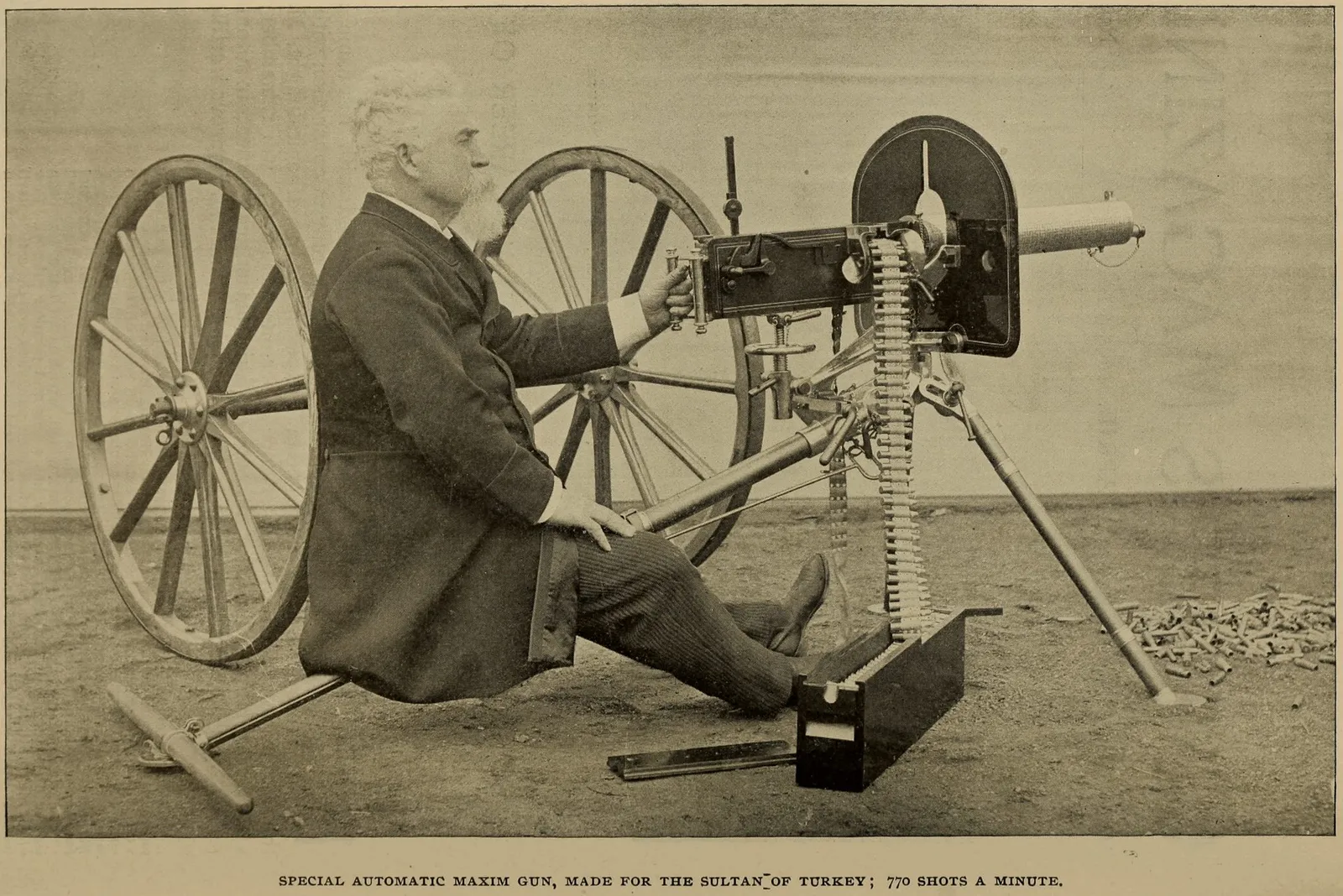 Maxim machine gun, 1895 Maxim machine gun, 1895