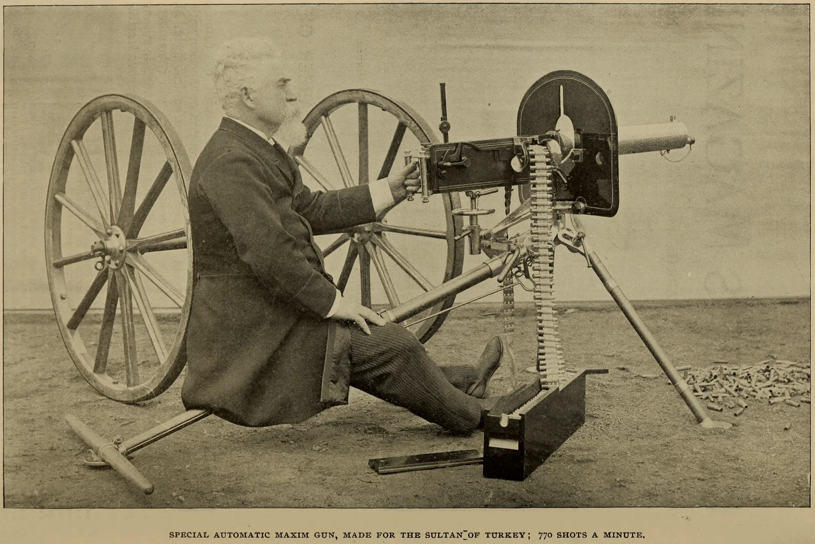 Maxim machine gun, 1895 Maxim machine gun, 1895