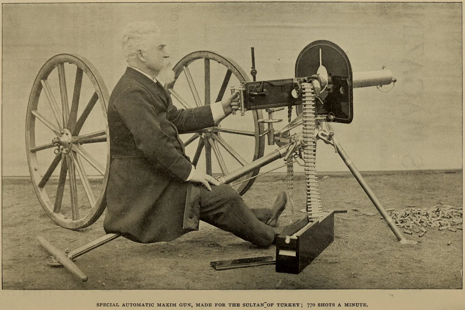 Maxim machine gun, 1895 Maxim machine gun, 1895